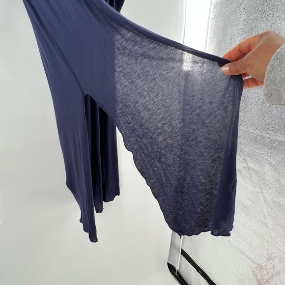 See You Monday LA blue duster cardigan size M - Picture 9 of 12